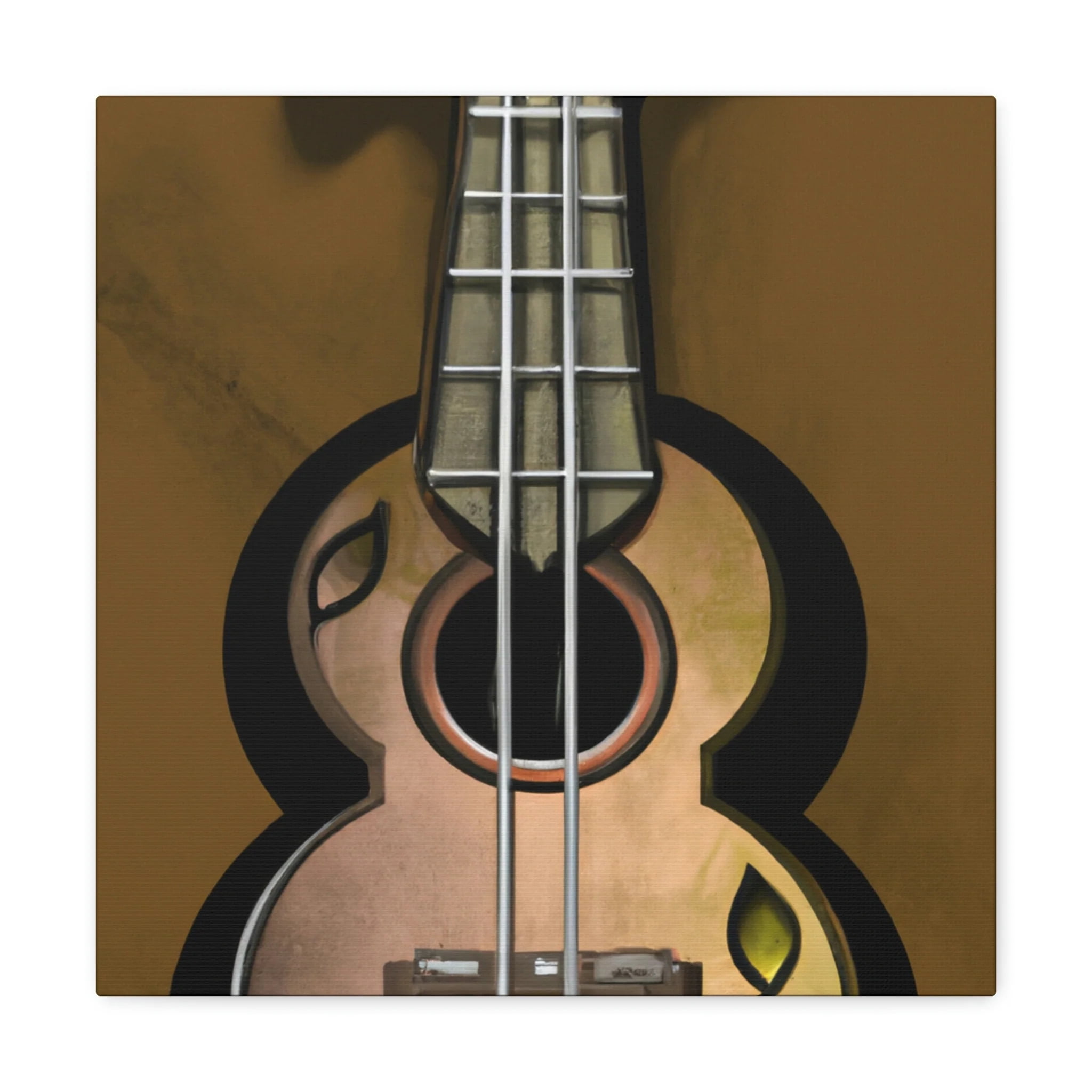 Ukelele in Rococo - Canvas