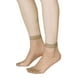 thumbnail image 2 of 10 Pares Calcetines Para Mujeres Puntos Patrón De Longitud De Tobillo Elástico Beige Talla única, 2 of 5