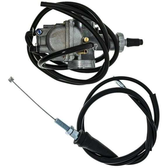 Niche Carburetor Throttle Cable Kit for Kawasaki Bayou 220 15001-1382 54012-1329 MK1008169