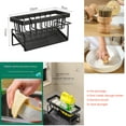 thumbnail image 3 of Sponge Holder for Kitchen Sink, Sink Caddy Organizer with with Bamboo Brush and 5x Sisal Sponges,Soap Dispenser Organize Self Drain Tray, Kitchen Countertop Organizers Storage Essentials, 3 of 6