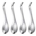 thumbnail image 1 of 4 coladores de acero inoxidable para caviar, cucharas para comer y utensilios de cocina., 1 of 7