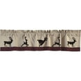 thumbnail image 3 of VHC Brands Rustic & Lodge Kitchen Window Wyatt Tan Deer Curtain, Valance 16x72, 3 of 8
