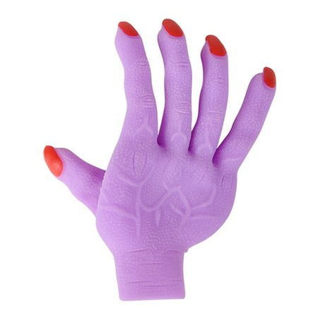 Adult's Purple Zombie Glove Hand Undead Monster Halloween Costume