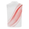 thumbnail image 5 of Dolkfu Orange Shirts&nbsp;for Men Sleeveless Mesh Collared Golf Tops Fashion Modern Patchwork Quarter Zip Leisure Turndown Collar Tank Top Orange,Xxl, 5 of 5