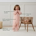 thumbnail image 3 of ergoPouch 2.5 TOG Sleeping Onesies For Baby Girl and Baby Boy - Baby Onesies for Easy Diaper Changes - Baby Girl Onesies Made with Breathable Materials (6-12 Months, Daisies), 3 of 5