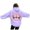 Purple, variant on Towmus Halloween Ghost Hooded Sweatshirts for Women Funny Graphic Long Sleeve Teen Girls Oversized Hoodies Sweatshirt Casual Pullover Tops