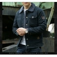 thumbnail image 5 of Men's Fashionable Loose Winter Cotton Coats Plus Fleece Jackets and Thick Cotton Coats, 5 of 6