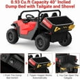 thumbnail image 5 of 24V Kids Ride On Car with Remote Control Battery Powered 4 Wheeler 2x2/4x4 Motorized Ride On UTV Ride On Toys for Boys Girls, EVA Tires Wheels, 5 of 8