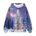 thumbnail image 6 of MKOSPLRT 2-14Y Oversized Christmas Hoodies Kids with Pockets Long Sleeve Drop Shoulder Xmas Pullover Funny Graphic Sweatshirts, 6 of 7