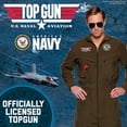 thumbnail image 6 of UNDERWRAPS TOPGUN Men's Jumpsuit - Officially Licensed US NAVY® TOPGUN Costume, Mens Fighter Pilot Suit Halloween Costume, Adults Couples Costume, One Size, 6 of 7