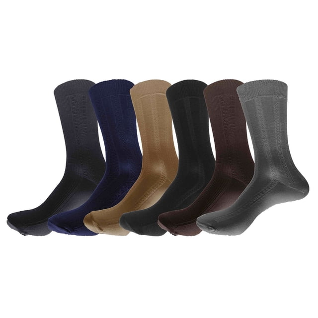 Calcetines De Vestir Para Hombre Gran Galeón Pack con 12 Pares Tatys Fashion 1000