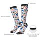 thumbnail image 4 of Fotbe Cute Sea Animals Calcetas Divertidas Estampadas para Hombre y Mujer, Calcetas de Algodón hasta la Rodilla para Caminar, Correr, Enfermería y Embarazo, 4 of 6