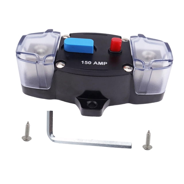 TISHITA Circuit Breaker with Manual Reset Button 12V-48V Automotive Accessories 150A