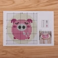 thumbnail image 3 of Latch Hook Kits  Rug Canvas Handmade Needlework Supplies - Pig, 3 of 6