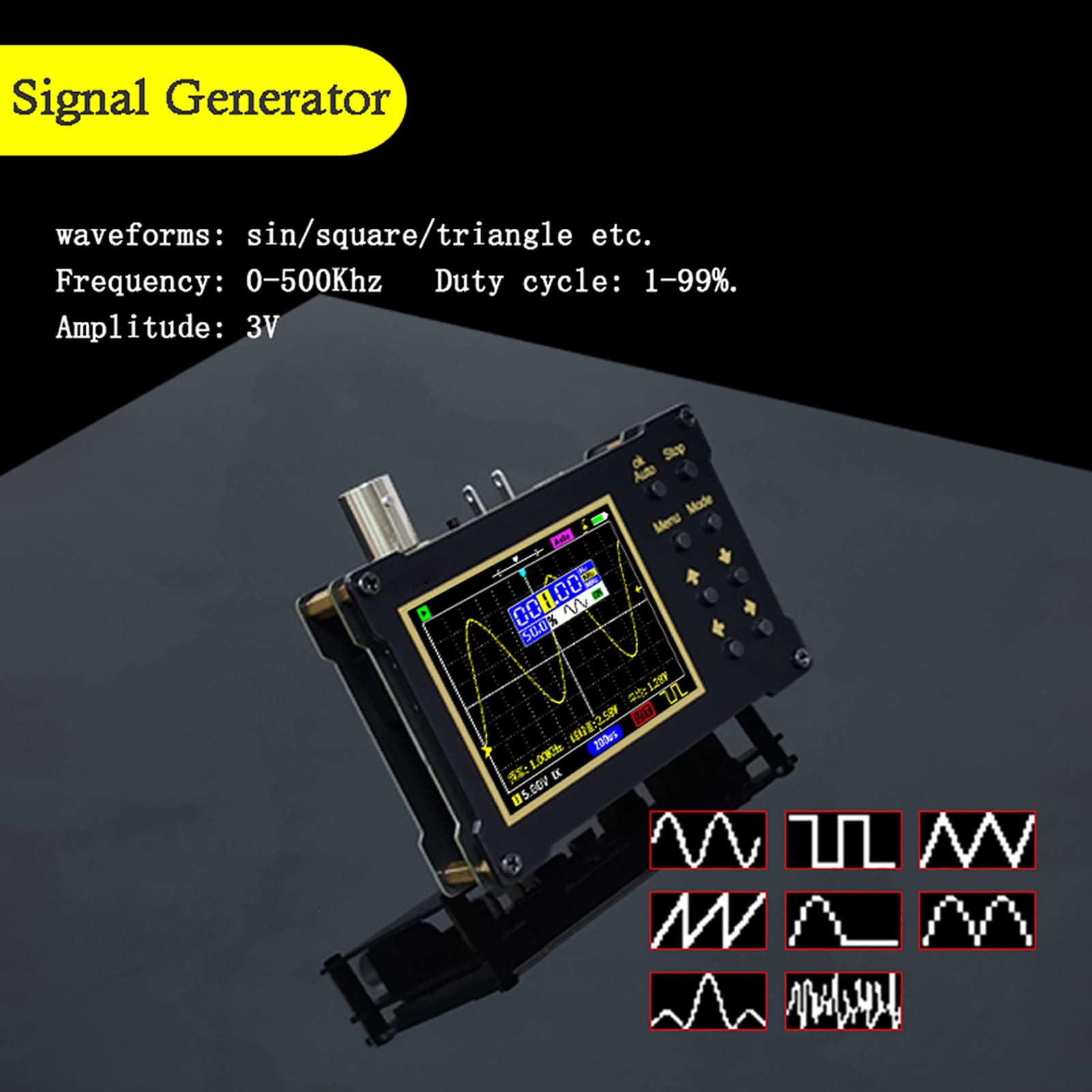 Signal Generator DSO154Pro 320x240 Resolution 2.4-inch Color Screen Digital Oscilloscope 40MSa/s Sampling Rate Support Signal Generator