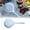 Blue, variant on Skimmer Slotted Spoon, 6.69 inch Silicone Strainer Skimmer Ladle Spoon Spider for Cooking and Frying, Pasta Strainer Spoon Frying Kitchen Cooking Colander (1PC,White)
