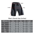thumbnail image 6 of Hiauspor 4D Padded Biker Shorts for Men with Pockets Cycling Mountain Biking Grey S, 6 of 6