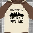 thumbnail image 4 of Inktastic Austin Texas Someone Loves Me Skyline Boys or Girls Long Sleeve Baby Bodysuit, 4 of 5