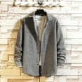 thumbnail image 2 of Vedolay Winter Coats for Men Fall Dressy Fall Dress Coat Casual Light Jackets Clothes Grey,XL, 2 of 4