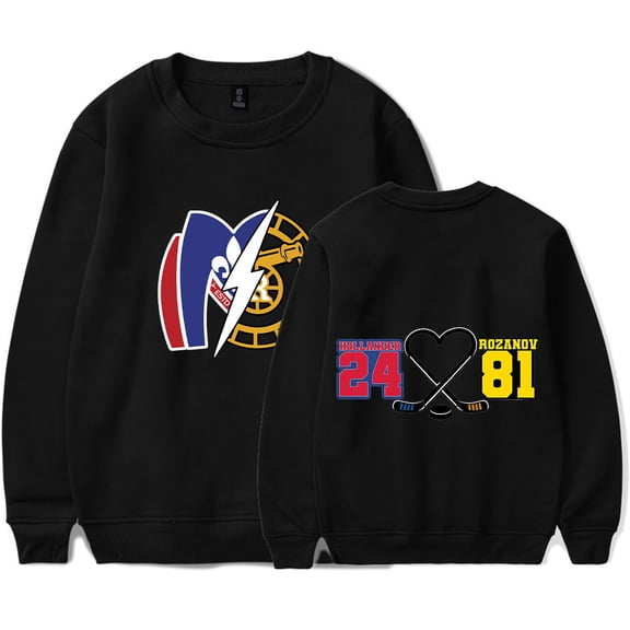 Heated Rivalry Merch Hollander 24 Rozanov 81 CP Print Sweatshirt Unisex O-Neck Long Sleeve Pullover Casual Streetwear Top TV Series Fans