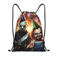 thumbnail image 1 of Zufioo Chucky Print Sports Cinch Sack Gym String Bags Machine Washable Heavy Duty String Backpack for Men Women-Small, 1 of 6