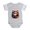 Heather Gray, variant on CafePress - Cute Cat Watercolor - Cute Infant Baby Football Bodysuit