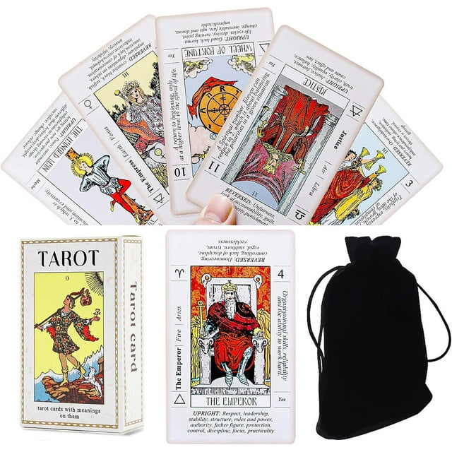 Baraja de cartas del tarot Sincerez para principiantes con significados y guía