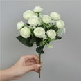 thumbnail image 5 of 1PCS Realistic Flower Bouquet - Lifesize Floral Arrangements with Long Stems - Artificial Peonies & Hydrangeas for Wedding, Living Room & Table Decor, 5 of 5