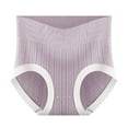 thumbnail image 2 of Elainilye Fashion Womens Seamless Underwear Traceless Briefs Graphene Crotch High Waist Underwear Butt Lifter Panties Briefs,Purple, 2 of 6