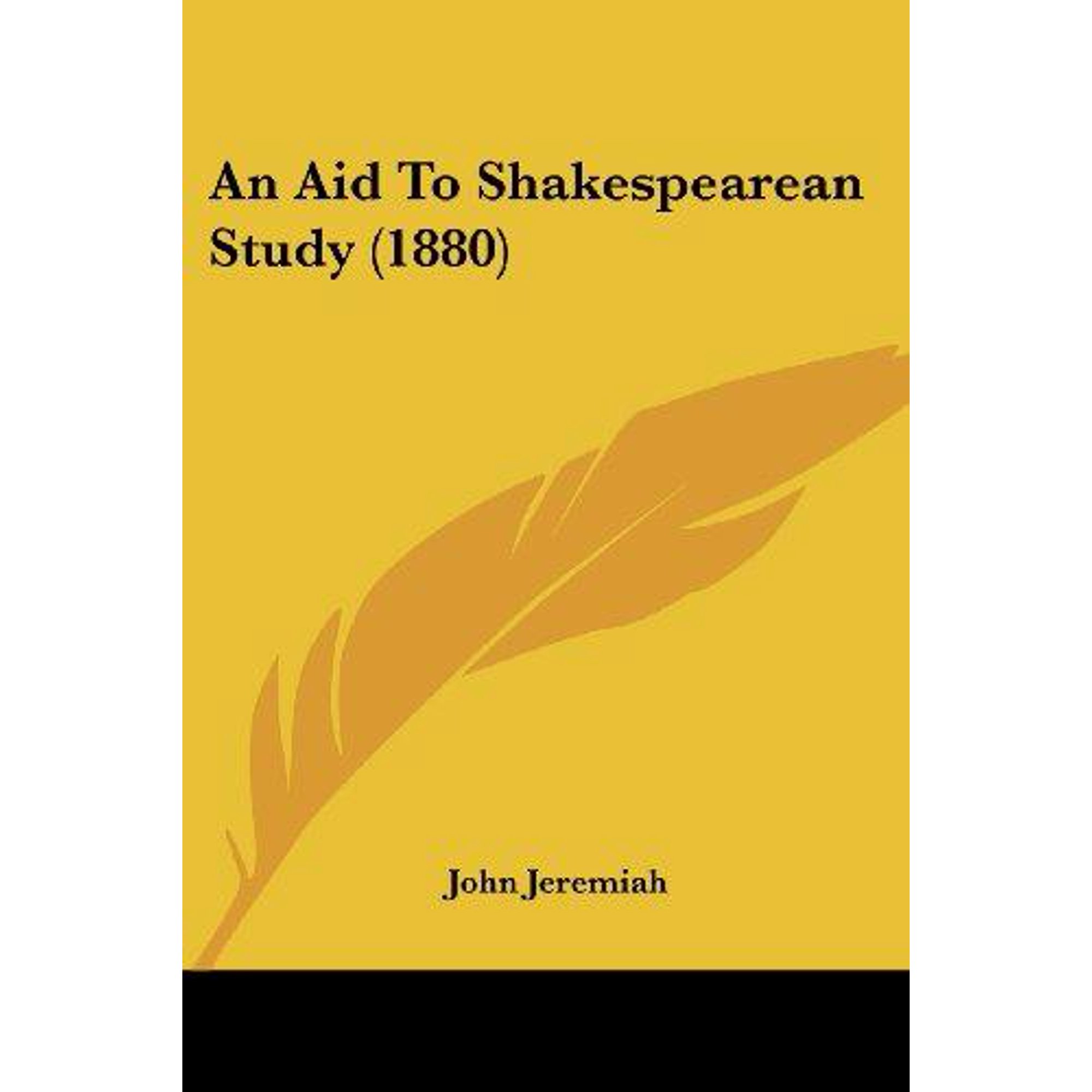 An Aid To Shakespearean Study (1880) (Paperback)