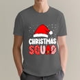 thumbnail image 4 of OdeJous Christmas Squads Family Group Matching Christmas Party Pajama T-Shirt, Dark Grey Medium, 4 of 5
