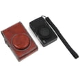 thumbnail image 2 of For Ricoh Gr / Gr Ii / Gr Iii / Gr Iiix Camera Bag Vintage Pu Leather Digital Camera Protective Cover With Shoulder StrapGift, 2 of 3