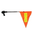 Golf Cart Flag Pole Reflective Golf Cart Safety Flag Telescopic Pole