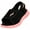 Black/Fuchsia, variant on Norty Unisex Toddler Boys Girls Adjustable Strap Secure Fit Sport Sandal