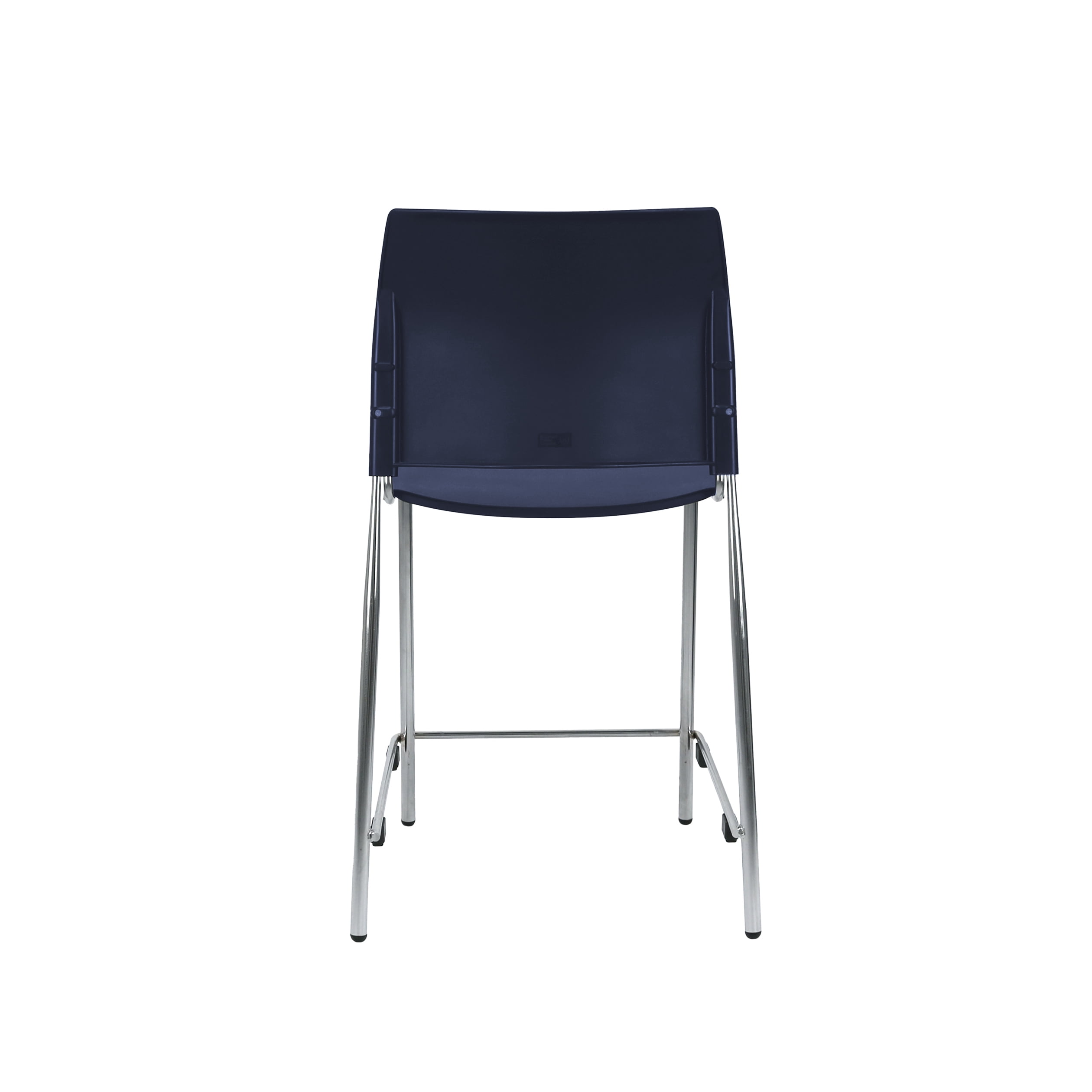Hampden Furnishings Jody Blue Plastic Stackable Counter Stools, 24-Inch, Pack of 4