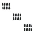 thumbnail image 1 of Wisewang 10 Pieces Bike Tire Caps Tyre Accessory Dustproof Cover Parts Valve Shell Solid Color Rim Stem Covers for Replacement Black 3Set, 1 of 6