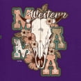 thumbnail image 6 of Wild Bobby Western Ma Steer Pink And Grey Distressed Pop Culture Unisex Hoodie Sweatshirt, Purple, XX-Large, 6 of 6