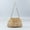 Gold, variant on Zhuge Women's Woven Shoulder Bag Woven Tote Bag and Cosmetic Bag,Summer Beach Weaving Chic Woven Tote Handbags Shoulder Bags 9.8*0.7*6.5inch (Silvery)