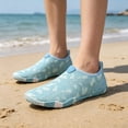 thumbnail image 4 of LTTVQM Water Shoes for Women Packable Camo Graphic Quick Dry Barefoot Aqua Socks for Swim Beach Surf Yoga Camping Sports Breathable Gym Non Slip Shoes Sky Blue 36(US-5.5), 4 of 5