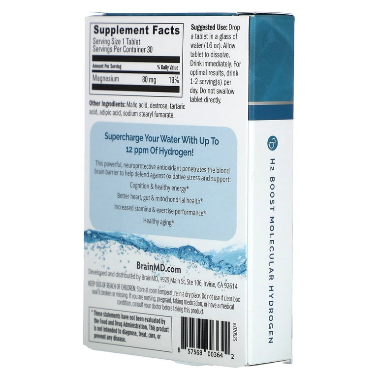 boost box h2 BrainMD - Molecular Hydrogen install kit delivers outstanding speed potential and durability XLEMLAB 14 Days Reuseable Molecular
