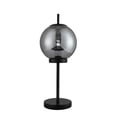 thumbnail image 1 of METAL 20" TABLE LAMP WITH GLASS SMOKE COLOR SHADE, 1 of 1
