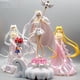 thumbnail image 2 of Anime Sailor Moon Figure Tsukino Usagi Sailor Universe Scene Model Dolls Wedding Dress GK Action Figurines Children's Toys Gifts, 2 of 4