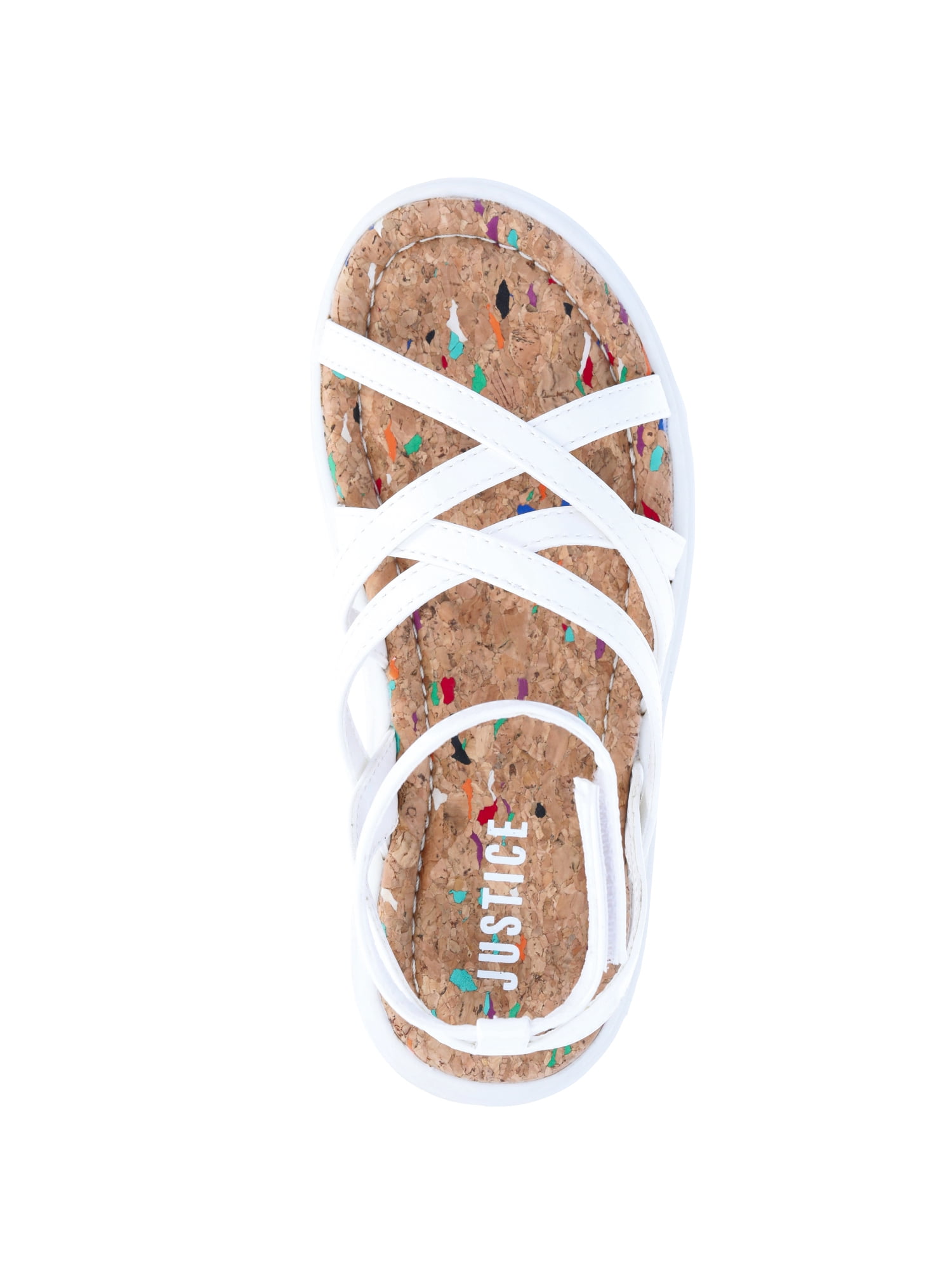 Justice Little Girl & Big Girl Strappy Sandal