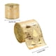 thumbnail image 3 of Cinta Navideña de Seda con Purpurina Dorada de 2 M | Cinta Decorativa Hecha a Mano | Cinta Tejida con Polvo Dorado Reutilizable y Duradera para Decorar Árboles, Envolver Regalos y Hacer Manualidades., 3 of 6