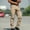 Khaki, variant on Men's Stretch Tactical Pants, Lightweight Water Resistant Ripstop Cargo Pants with Multi Pockets Casual Outdoor Work Hiking Pants (No Belt) for Travel