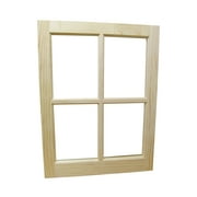Wooded Barn Sash Window Traditional Style 22" x 29"
