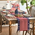thumbnail image 5 of Sm:)e American Flag 4th of July Placemats Set of 4 12x18 Inches, Durable and Easy Cleaning Perfect for Independence Day Celebration and Family Gathering, 5 of 7