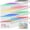 16 Colors, variant on 12PCS Zipper Pouch, 9.5 x 7.1 in, Storage Bags with Zipper, Pencil Pouch for Office Supplies, Receipts, Cosmetics Travel Toiletries