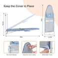 thumbnail image 2 of Tabla de planchar de pared KINGBOARD Compact con soporte para plancha, 2 of 7