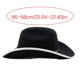 thumbnail image 3 of Wide Brim Fedora Cap for Party Cowboy Hat Simple Magician JazzHat Adult Women Men Unisex Top Hat Masquerade Accessories brown, 3 of 4